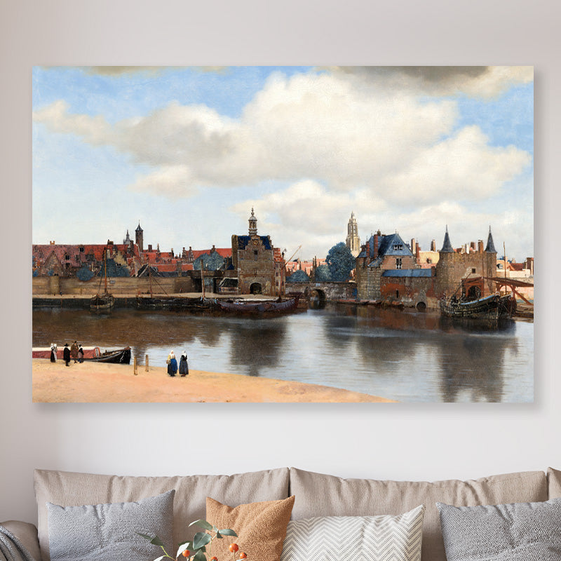 Gezicht op Delft Johannes Vermeer