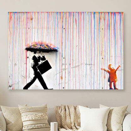 Rainbow rain